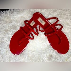 Valentino rockstud thong sandals